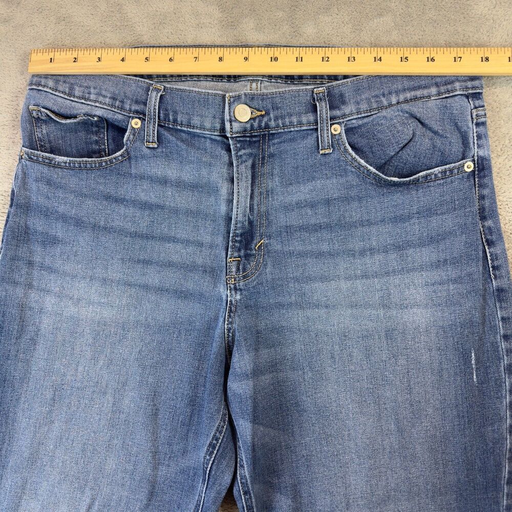 Lucky Brand Jeans Womens 14/32 Blue Denim Mid Rise Boyfriend Sienna Cotton Pants - Picture 6 of 15
